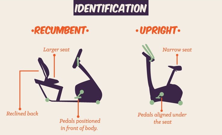 what's the difference between recumbent and upright exercise bikes