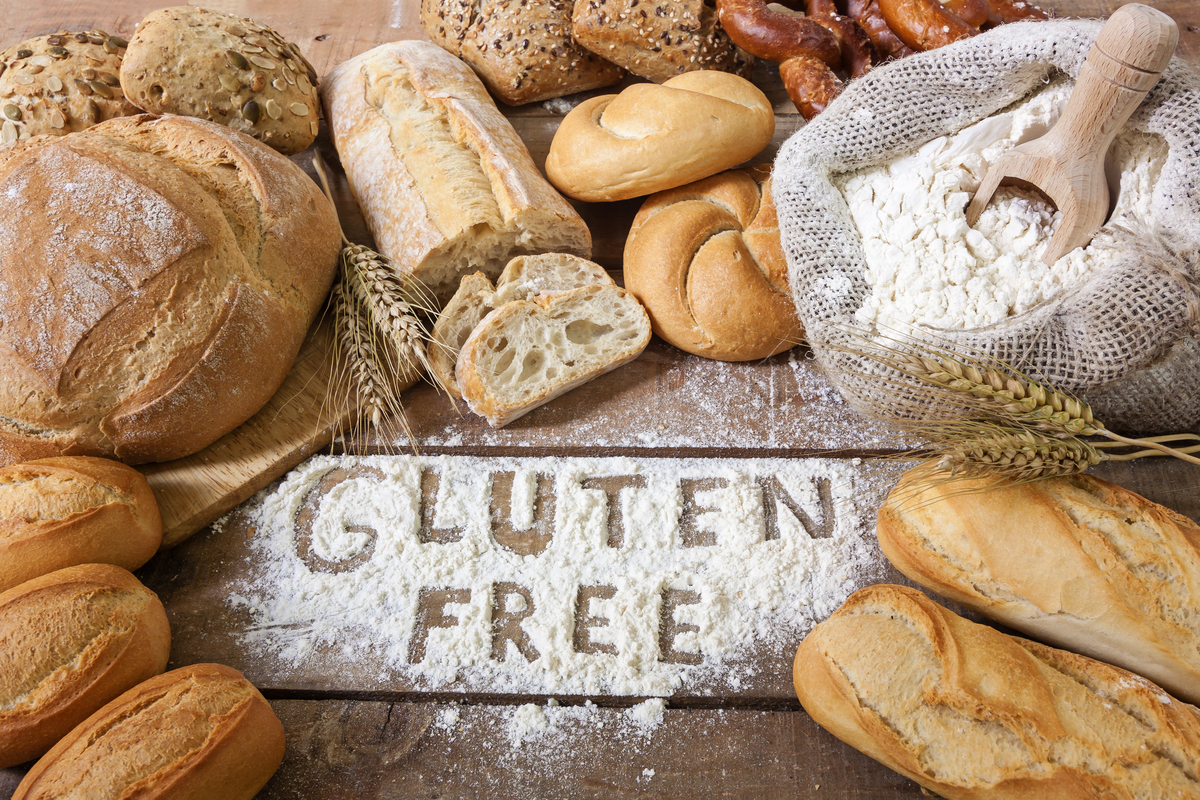 Image of a baking table with gluten free breads