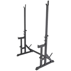 Image of a black Atlas Squat Rack with safety stands