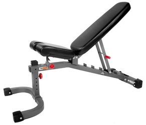 Image of the black XMark XM-7472 Adjustable Weight Bench