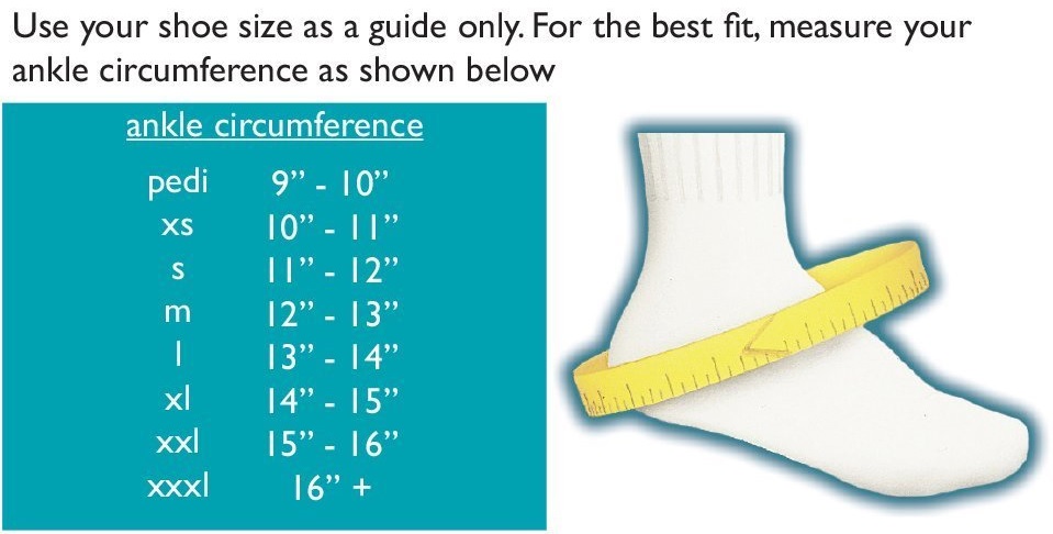 Shock Doctor Ankle Brace Size Chart