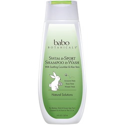 Image of a bottle of Babo Botanicals Swim & Sport Shampoo & Wash