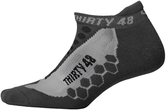 CoolMax Fabric Keeps Feet Cool & Dry,3 Pack Pink/Gray,Medium Thirty48 Running Socks Unisex