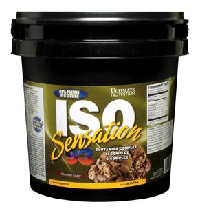 Image of the Ultimate Nutrition ISO Sensation 93 Chocolate Fudge 5 Lb Tub