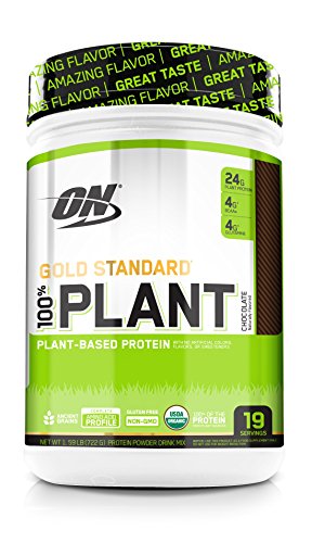 Image of the Optimum Nutrition Gold Standard 100% Organic Plant Based Vegan Protein Powder, Chocolate, 1.59 Pound