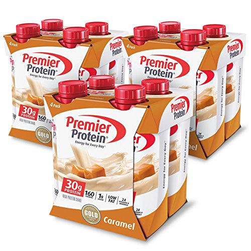 several Premier Protien shake packages