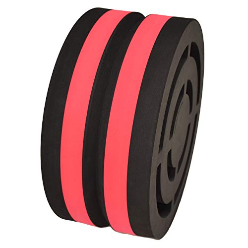Image of the Body Wheel Yoga Wheel for Yoga, Stretching, Fitness, and Relaxation: Designed for Comfort and Versatility (15-inch Red-Black)