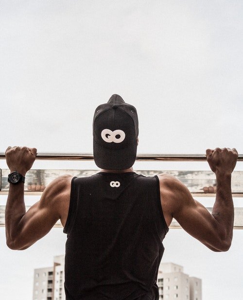 Man Doing A Pull-up