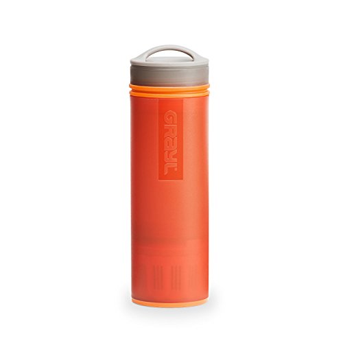GRAYL Ultralight Water Purifier [+ Filter] Bottle (Orange)
