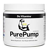 Image of the Do Vitamins - PurePump Natural Pre Workout Supplement for Men & Women, Cleanest Pre-Workout Powder Fitness Supplements Certified Paleo, Vegan, Non-GMO - No Artificial Sweeteners Colors or Flavors