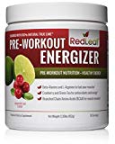 Image of the Red Leaf Pre-Workout Energizer Powder - BCAA's, Beta-Alanine, Amino Acids, Green Tea - Pre Workout Supplement with Natural Cranberry Lime Flavor, 30 Servings - Pre Workout for Women and Men